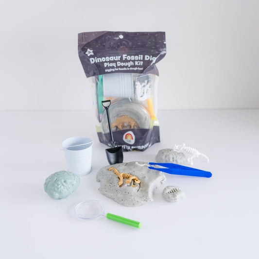 Dinosaur Fossil Dig KidDough Play Kit